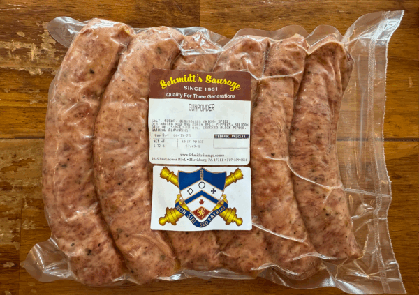 Smoked Gunpowder Sausage Benefiting PA Army National Guard